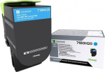 Lexmark Toner Lexmark 71B0H20 Cyan Oryginał  (71B0H20)