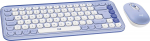 Logitech 920-013078 klaviatuur Hiir kaasa arvatud Universaalne Bluetooth QWERTY T&uuml;rgi Lilla, Valge