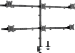 Sony InLine&reg; Tischhalterung, f&uuml;r 6x LCD-/LED-Display bis 81cm (32''), max. 7kg