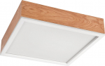 Lamkur Oak Square 49038 plafon lampa sufitowa 4x15W E27 dąb/biały