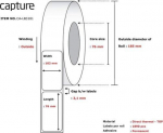 Capture Label 102x76, Core 76,