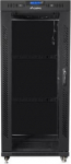 Lanberg RACK installation cabinet solution 19 22U 800X800 black LCD glass door (FLAT PACK)