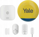 Yale smart alarm starter kit 6 elements - Control unit, Siren, Keypad, Remote control, Motion detector, Window/door detector