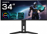 Gigabyte MO34WQC2 PC lamekuvar 86,4 cm (34") 3440 x 1440 pikslit Wide Quad HD OLED-ekraan Must