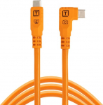 Tether Tools kaabel USB-C - USB-C TetherPro Optima 10G Right Angle 3m, oranž (CUC10RTG2-ORG)
