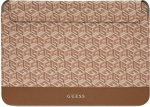 Guess Etui Guess Guess Sleeve GUCS14HGCFSEW 14'' brązowy/brown GCube Stripes