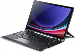 Dux Ducis etui DK składane z podświetlaną klawiaturą bezprzewodową do SAMSUNG Tab S10 Plus/S9 Plus/S9 FE Plus czarne
