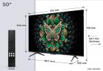 TCL C69 50C69K teler 127 cm (50") 4K Ultra HD Nutiteleri funktsioon WiFi Metallik