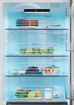 Candy Lod&oacute;wka Candy ECN2CQTEB186 Refrigerator, E, Freestanding, Combi, Height 185cm, Fridge net 235 L, Freezer net 120 L, Black