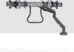 Startech H2M1AS2-MONITOR-ARM uchwyt / stojak do monitor&oacute;w 68,6 cm (27'') Biurko Czarny