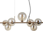 Italux Lampa wisząca Italux Salonowa lampa wisząca Canello PND-406007-7-HBR mosiężna
