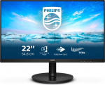 Philips V Line 222V8LA/00 PC lamekuvar 54,6 cm (21.5") 1920 x 1080 pikslit Full HD LCD Must