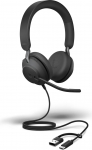 Jabra Evolve2 40 SE K&otilde;rvaklapp Juhtmega &uuml;hendatud Peav&otilde;ru Kontor/k&otilde;nekeskus USB Type-C / USB Type-A Must