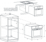 Haier Piekarnik Haier Oven HWO60SM2B9BH 70 L Electric Pyrolytic/Hydrolytic Touch Height 59.5 cm Width 59.5 cm Black