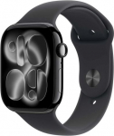 Apple Watch Series 11 (2025) GPS 46mm Jet Black Alu Case, Black Sport Band M/L EU MEUX4 - ONLY BOX DAMAGE