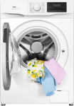 TCL Pralka TCL TCL Washing machine | FF0610WB0 | Energy efficiency class B | Front loading | Washing capacity 6 kg | 1000 RPM | Depth 45 cm | Width 60 cm | LED | Steam function | White