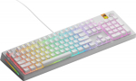 Glorious Klawiatura Glorious Glorious GMMK 3 HE 100 % Custom Gaming-Tastatur - Pre-Built, ANSI (US), Fox HE Switches, wei&szlig;