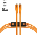 Tether Tools kaabel USB-C - USB-C TetherPro Optima 10G Right Angle 3m, oranž (CUC10RTG2B-ORG)