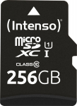 Intenso UHS-I Performance 256 GB microSDXC, memory card (black, UHS-I U1, Class 10)