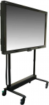 Peerless-Av MEDIASPRINT Display Mobil 8010 XL Schwarz fuer Displays bis 228,60cm 90Zoll Max Gewicht 130kg motorische H�henverstellung
