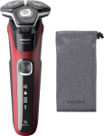 Philips SHAVER Series 5000 S5883/10 men's shaver Rotation shaver Trimmer Black, Red