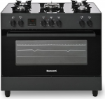 Ravanson KWGE-K90 black gas/electric cooker