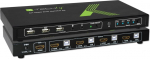 Intellinet Techly 4x1 USB HDMI KVM Switch 4Kx2K IDATA KVM-HDMI4U KVM-l&uuml;liti Must