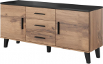 Cama Meble Cama sideboard LOTTA 150 2D3S wotan oak + mat black