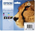 Epson Tusz Epson Zestaw tuszy T0715 (CMYK) (C13T07154012)