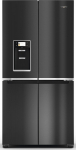 Whirlpool Lod&oacute;wka Whirlpool Refrigerator | WQ9I FO2BX EF | Energy efficiency class E | Free standing | Side by side | Height 187.6 cm | No Frost system | Fridge net capacity 355 L | Freezer net capacity 237 L | Display | 41 dB | Black