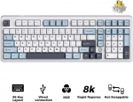 Ajazz Klawiatura Ajazz Klawiatura magnetyczna bezprzewodowy Ajazz AK980 Magnetic Switch White USB-C