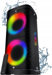 Sven Głośnik Sven Portable speaker SVEN PS-950 black power output 2x80W (RMS) TWS Bluetooth IPx4 FM USB microSD LED-display lithium battery
