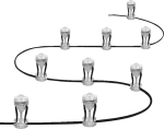 Opple LEDVANCE SMART+, Outdoor floor lighting, Polycarbonate (PC), IP65, Garden, II, Floor mounting