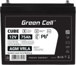 Green Cell Battery AGM VRLA 12V 75Ah IP54