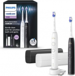 Philips Electric Toothbrush Sonicare 6500 Series Duo Pack with Case HX7419/01 Black/White EU