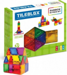Magformers Magnetic blocks Tileblox Rainbow set with magnetic board