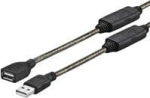 Vivolink Kabel USB VivoLink USB-A - USB-A 20 m Czarny (PROUSBAAF20)