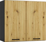 Stolkar Cosmo Design ANIKA kitchen furniture set, artisan oak/graphite 2.0