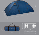 Sourcing Namiot turystyczny Sourcing 2 ROOM AND 1 LOBBY (4 PERSONS)