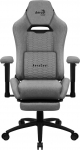Aerocool ROYALASHGR Premium Ergonomic Gaming Chair Legrest Aeroweave Technology Grey