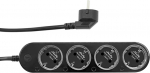 Shelly Smart 12A Shelly Power Strip 4 Gen4 Zigbee/Matter black