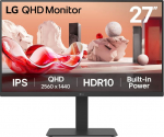 LG 27BA54QB-B PC lamekuvar 68,6 cm (27") 2560 x 1440 pikslit Quad HD LCD Must