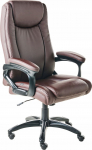 Beliani Krzesło biurowe Beliani Fotel biurowy GRACEFUL Ciemnobrązowy