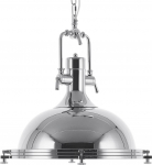 Shumee Lampa wisząca Shumee Lampa wisząca metalowa srebrna EBRON