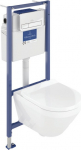 Villeroy&Boch Potinkinis WC komplektas Villeroy amp Boch 4616CB01 + 92243068