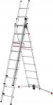 Hailo HAILO S100 Hailo ProfiLOT ladder combinable aluminum / 2x9+1x8 steps 039309507