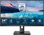 Philips S Line 242S1AE/00 PC lamekuvar 60,5 cm (23.8") 1920 x 1080 pikslit Full HD LED Must