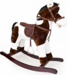 Artyk Horse on runners brown-white