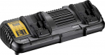 Dewalt double Charger DCB132, charger (black, for Flex volt batteries and XR sliding battery)
