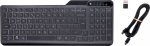 HP 400 Backlit Wired Keyboard klaviatuur Kodu USB QWERTY Inglise Must